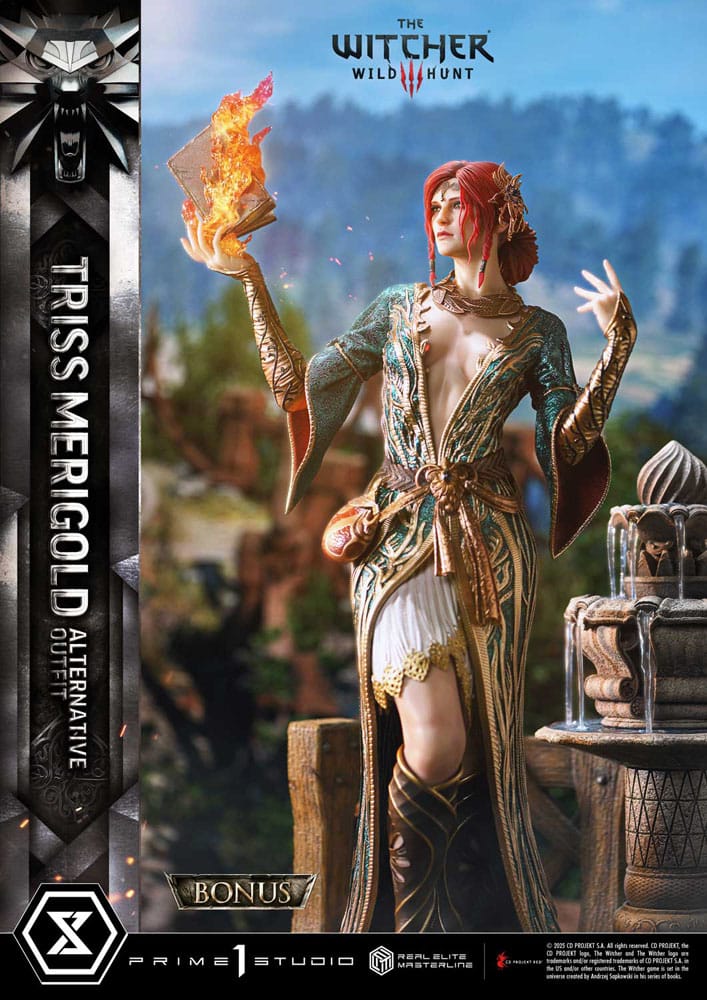 The Witcher 3: Wild Hunt statuette Real Elite Masterline Series 1/4 Triss Merigold Bonus Version 52 cm