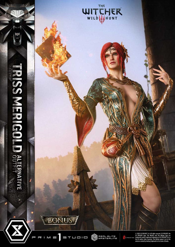 The Witcher 3: Wild Hunt statuette Real Elite Masterline Series 1/4 Triss Merigold Bonus Version 52 cm