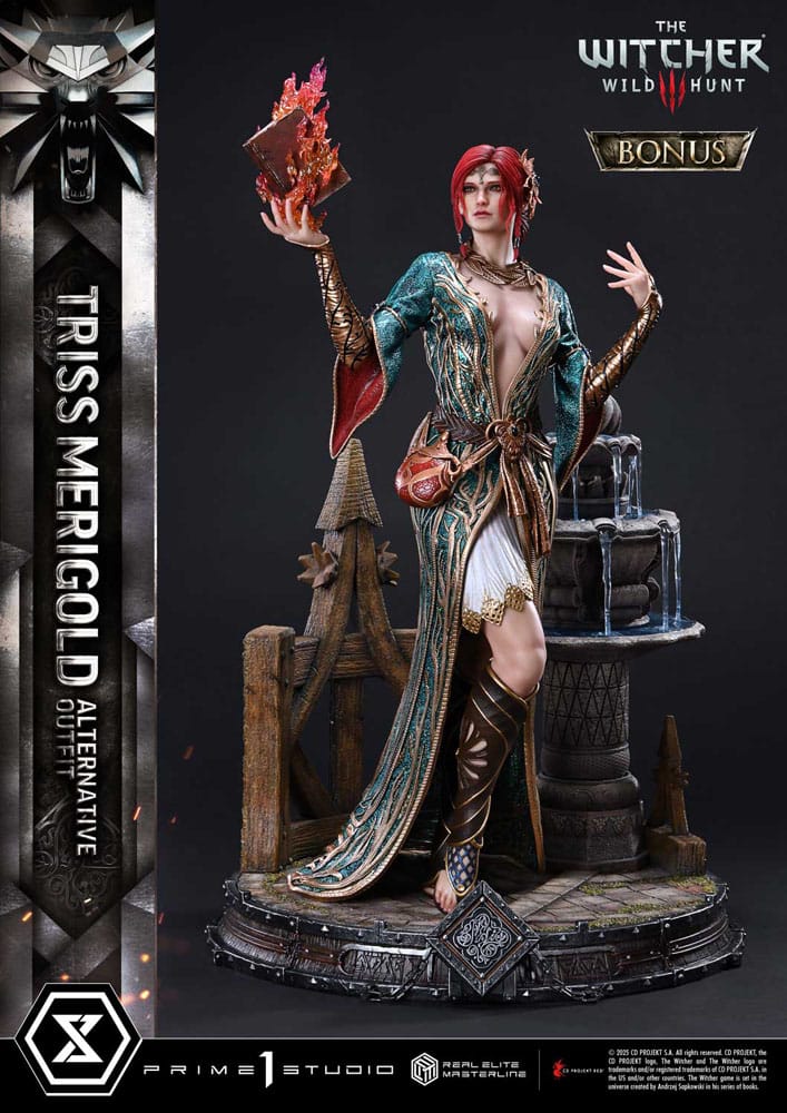 The Witcher 3: Wild Hunt statuette Real Elite Masterline Series 1/4 Triss Merigold Bonus Version 52 cm