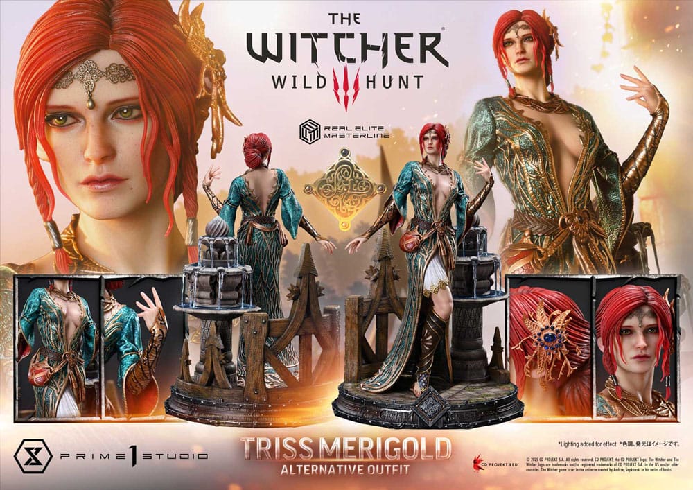The Witcher 3: Wild Hunt statuette Real Elite Masterline Series 1/4 Triss Merigold Bonus Version 52 cm