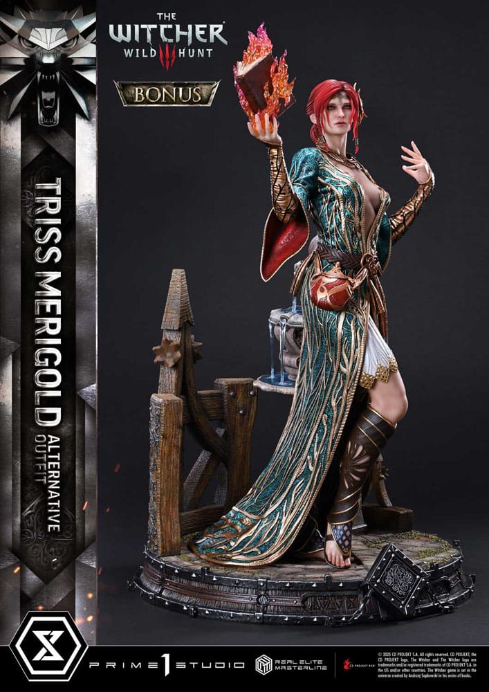 The Witcher 3: Wild Hunt statuette Real Elite Masterline Series 1/4 Triss Merigold Bonus Version 52 cm
