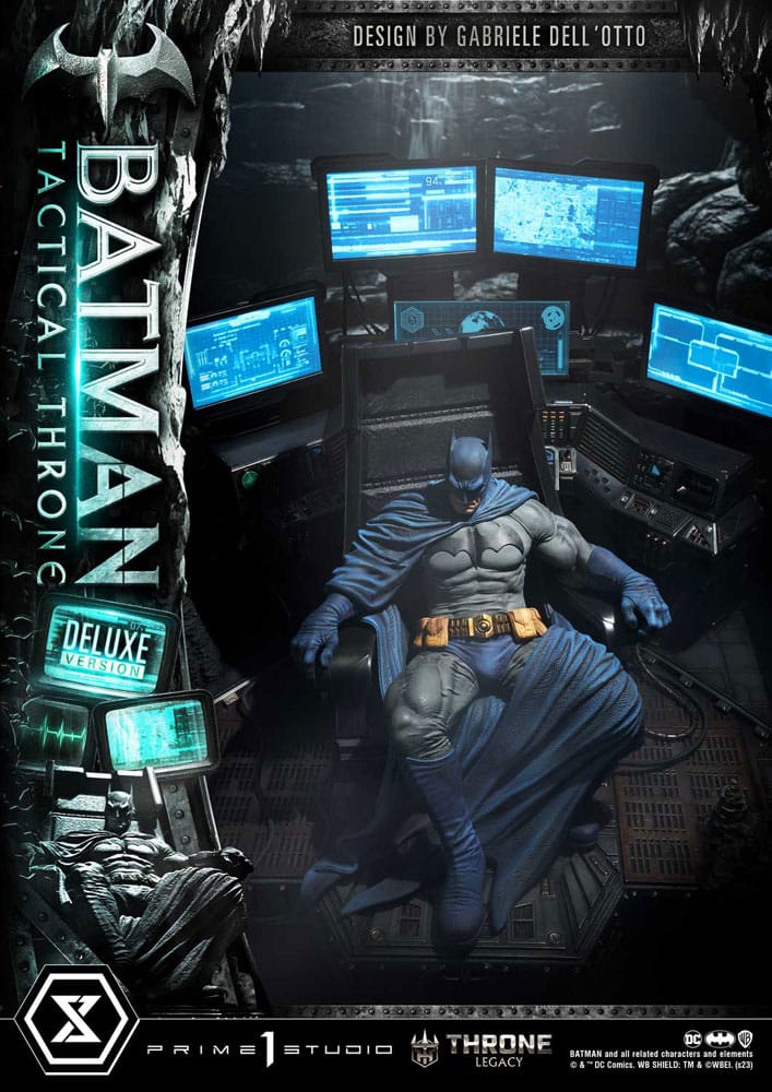DC Comics statuette 1/3 Throne Legacy Collection Batman Tactical Throne Deluxe Bonus Version 57 cm