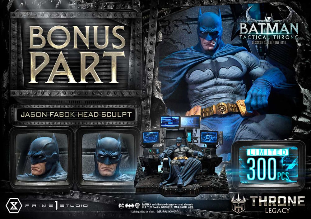 DC Comics statuette 1/3 Throne Legacy Collection Batman Tactical Throne Deluxe Bonus Version 57 cm