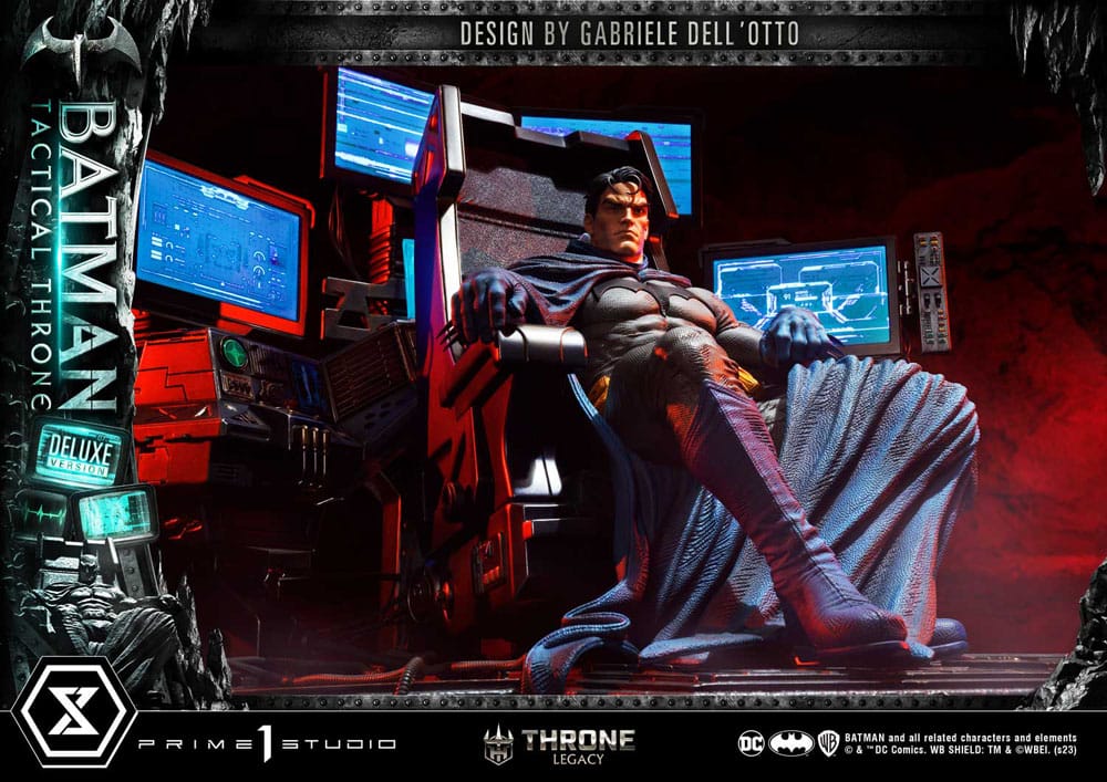 DC Comics statuette 1/3 Throne Legacy Collection Batman Tactical Throne Deluxe Bonus Version 57 cm