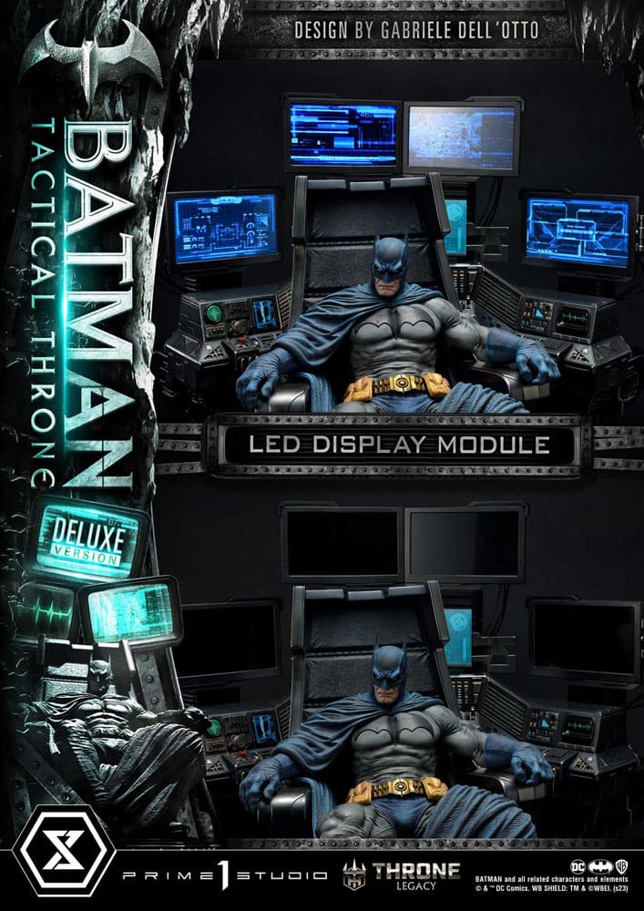 DC Comics statuette 1/3 Throne Legacy Collection Batman Tactical Throne Deluxe Bonus Version 57 cm
