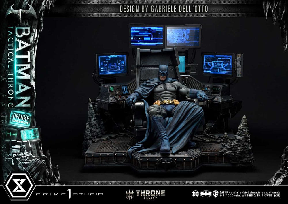 DC Comics statuette 1/3 Throne Legacy Collection Batman Tactical Throne Deluxe Bonus Version 57 cm