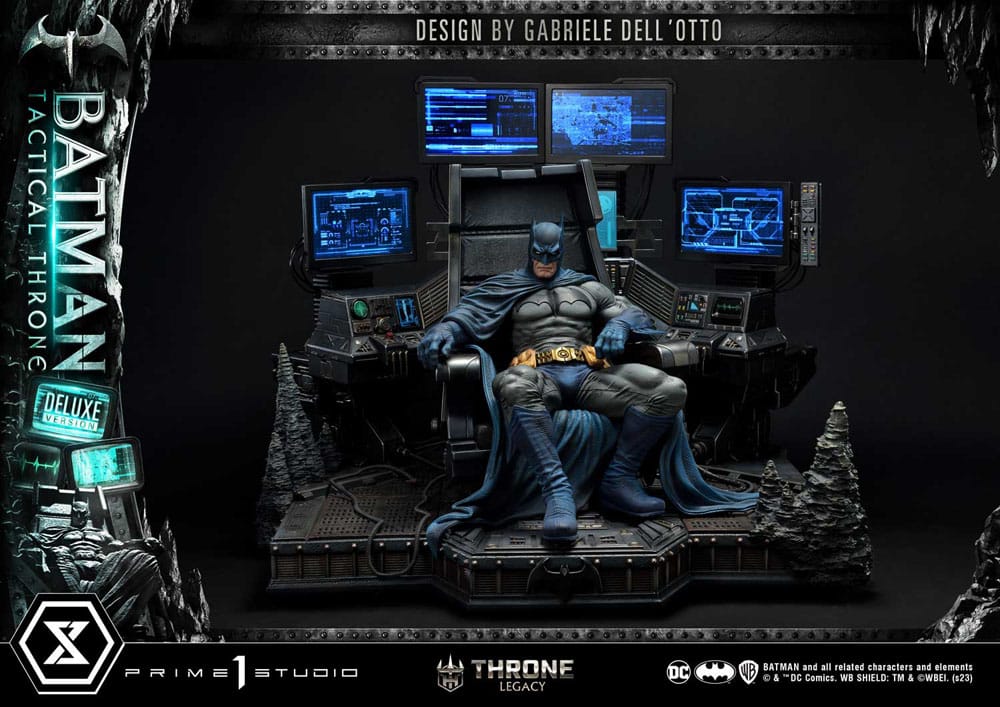 DC Comics statuette 1/3 Throne Legacy Collection Batman Tactical Throne Deluxe Bonus Version 57 cm