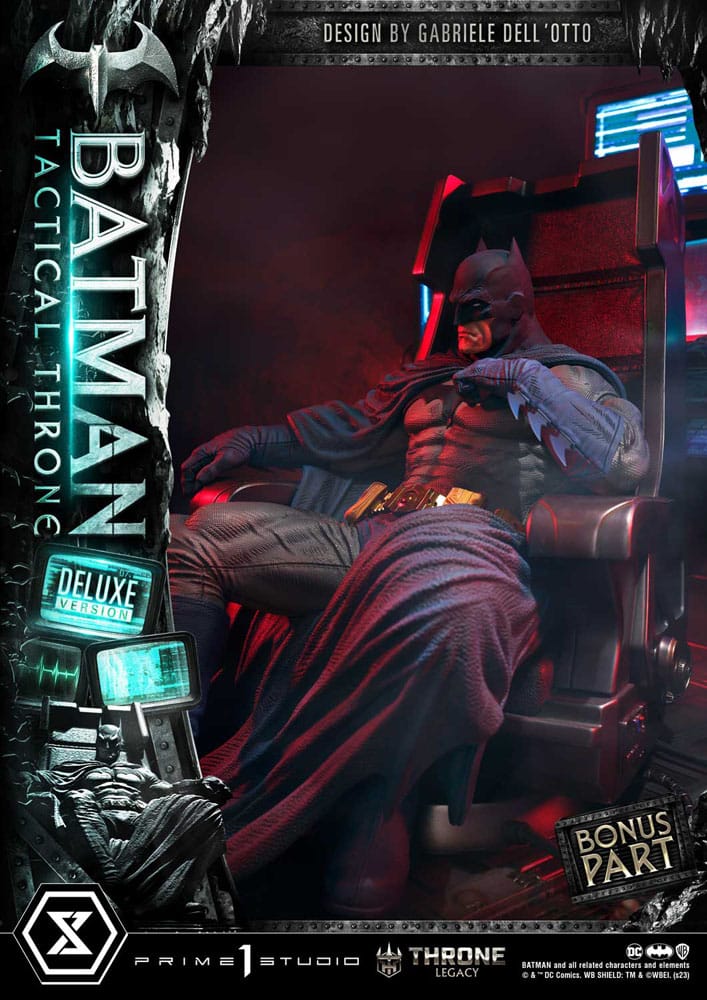 DC Comics statuette 1/3 Throne Legacy Collection Batman Tactical Throne Deluxe Bonus Version 57 cm