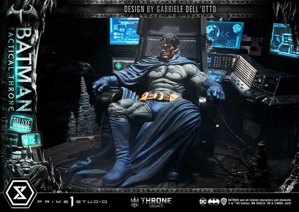 DC Comics statuette 1/3 Throne Legacy Collection Batman Tactical Throne Deluxe Bonus Version 57 cm