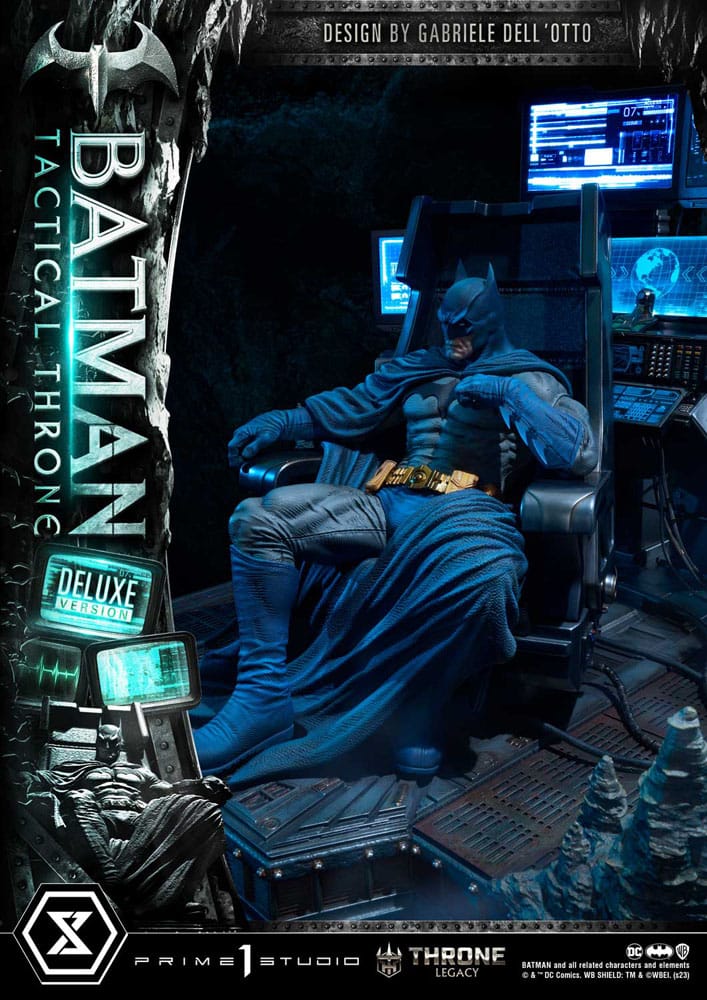 DC Comics statuette 1/3 Throne Legacy Collection Batman Tactical Throne Deluxe Bonus Version 57 cm