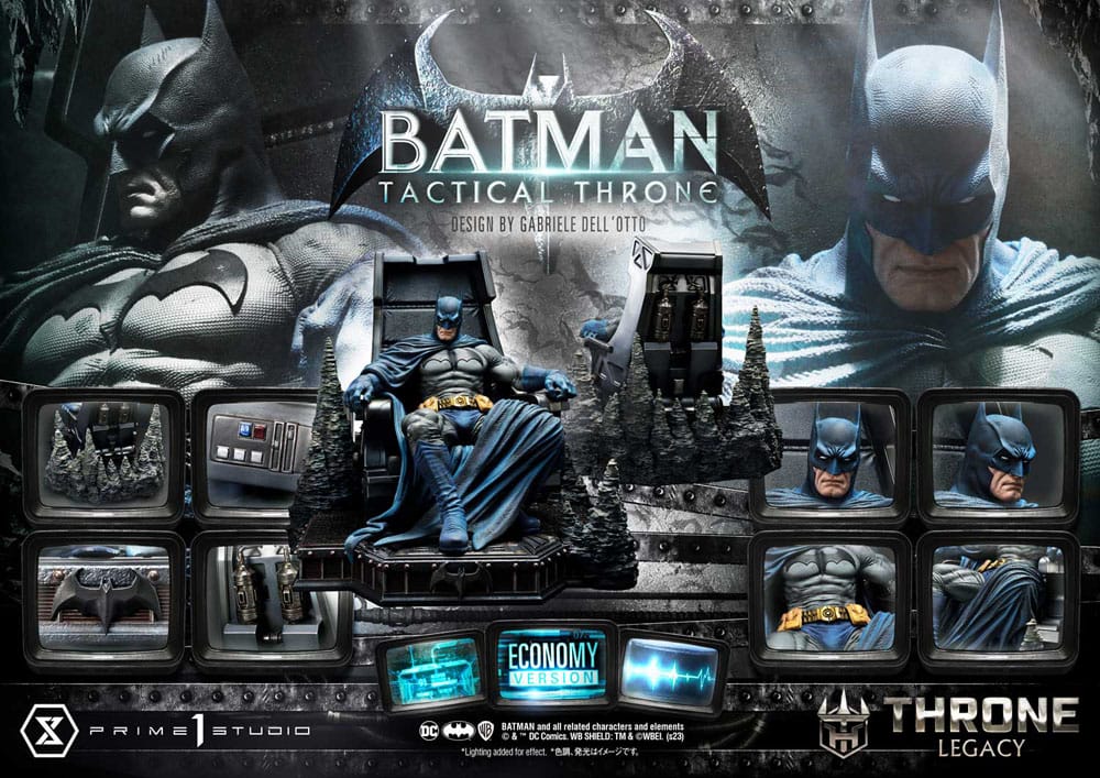 DC Comics statuette 1/3 Throne Legacy Collection Batman Tactical Throne Economy Version 46 cm