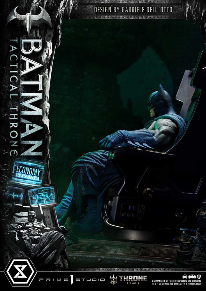 DC Comics statuette 1/3 Throne Legacy Collection Batman Tactical Throne Economy Version 46 cm