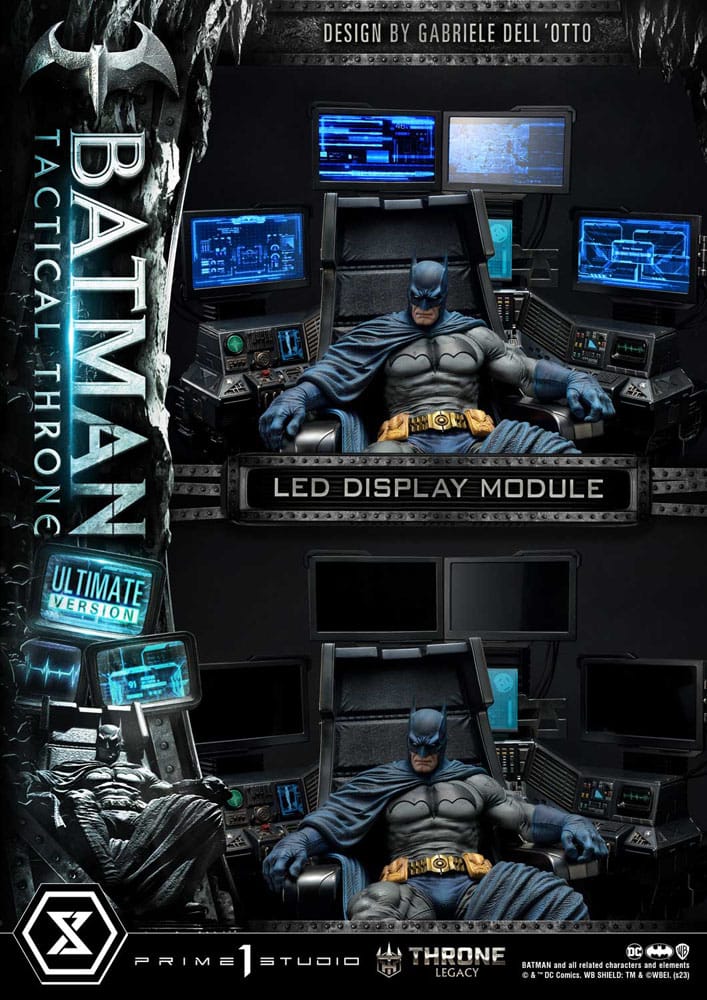 DC Comics statuette 1/3 Throne Legacy Collection Batman Tactical Throne Ultimate Version 57 cm