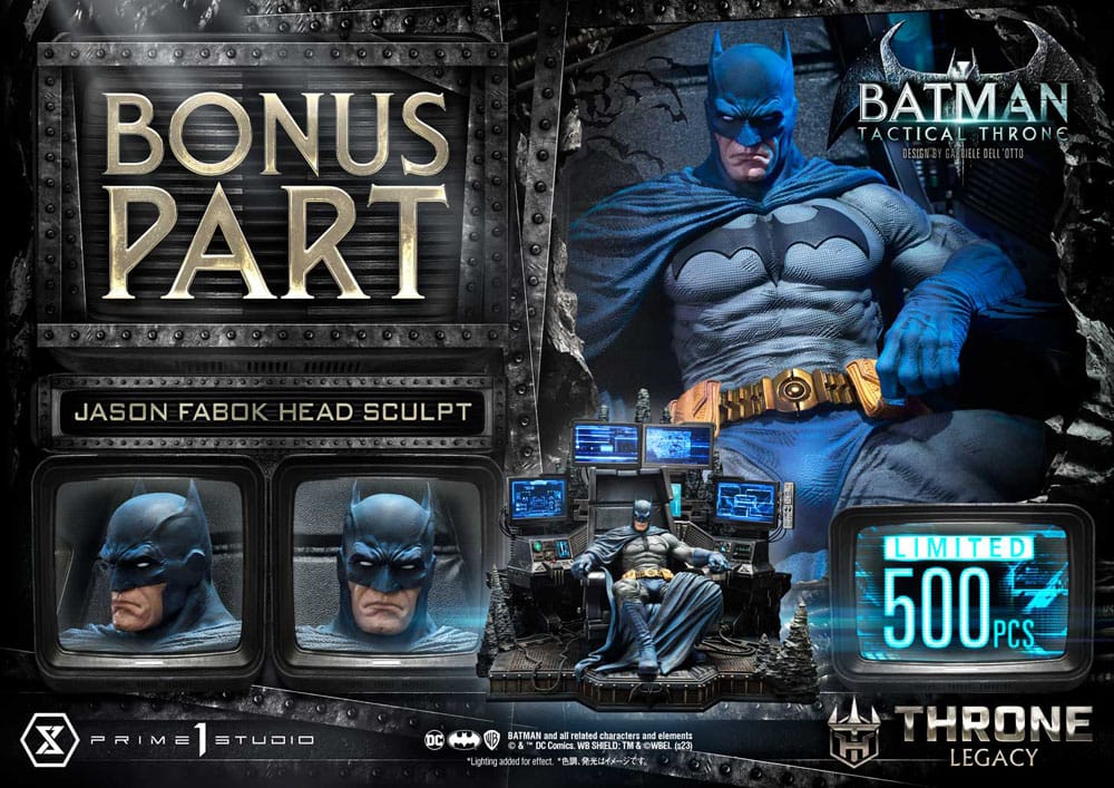 DC Comics statuette 1/3 Throne Legacy Collection Batman Tactical Throne Ultimate Bonus Version 57 cm