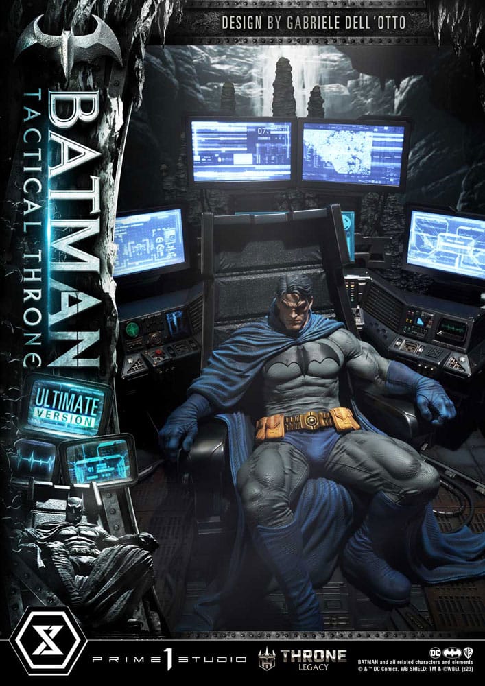 DC Comics statuette 1/3 Throne Legacy Collection Batman Tactical Throne Ultimate Bonus Version 57 cm