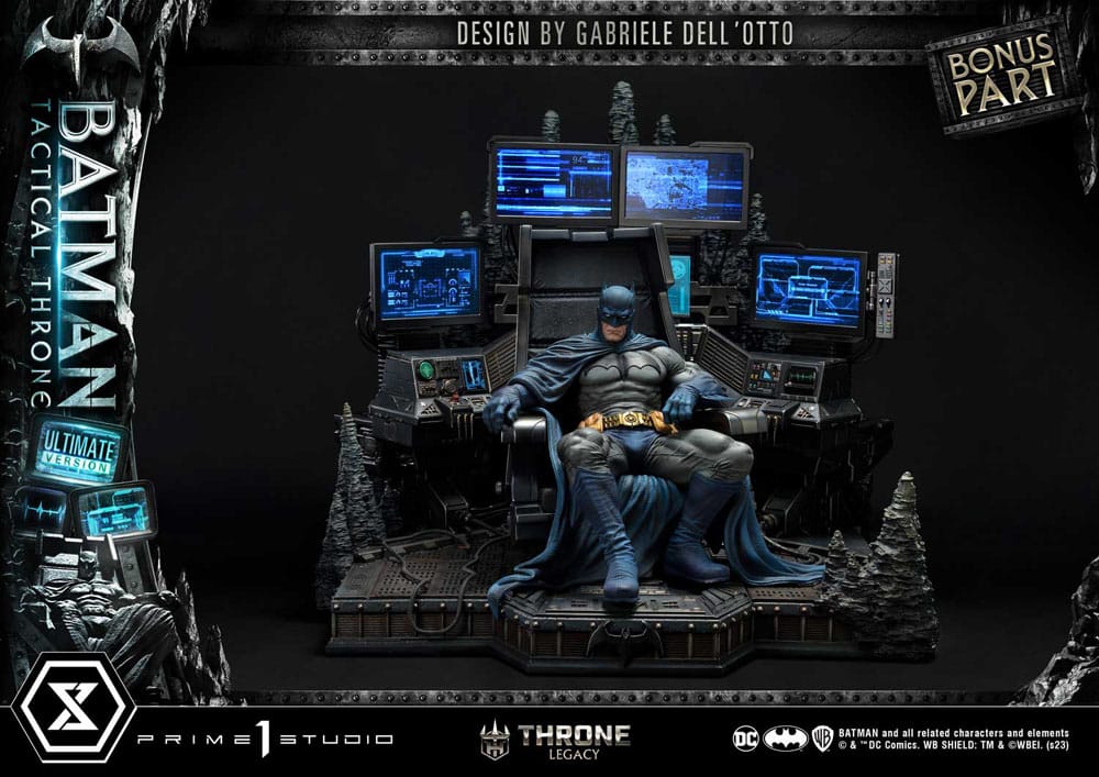 DC Comics statuette 1/3 Throne Legacy Collection Batman Tactical Throne Ultimate Bonus Version 57 cm