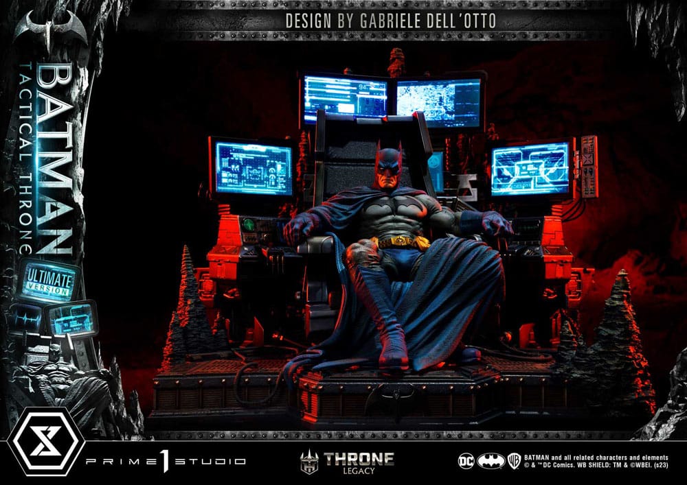 DC Comics statuette 1/3 Throne Legacy Collection Batman Tactical Throne Ultimate Bonus Version 57 cm