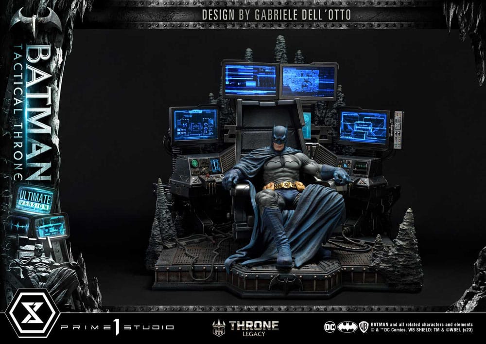 DC Comics statuette 1/3 Throne Legacy Collection Batman Tactical Throne Ultimate Bonus Version 57 cm