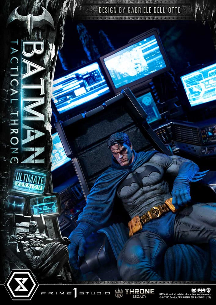 DC Comics statuette 1/3 Throne Legacy Collection Batman Tactical Throne Ultimate Bonus Version 57 cm