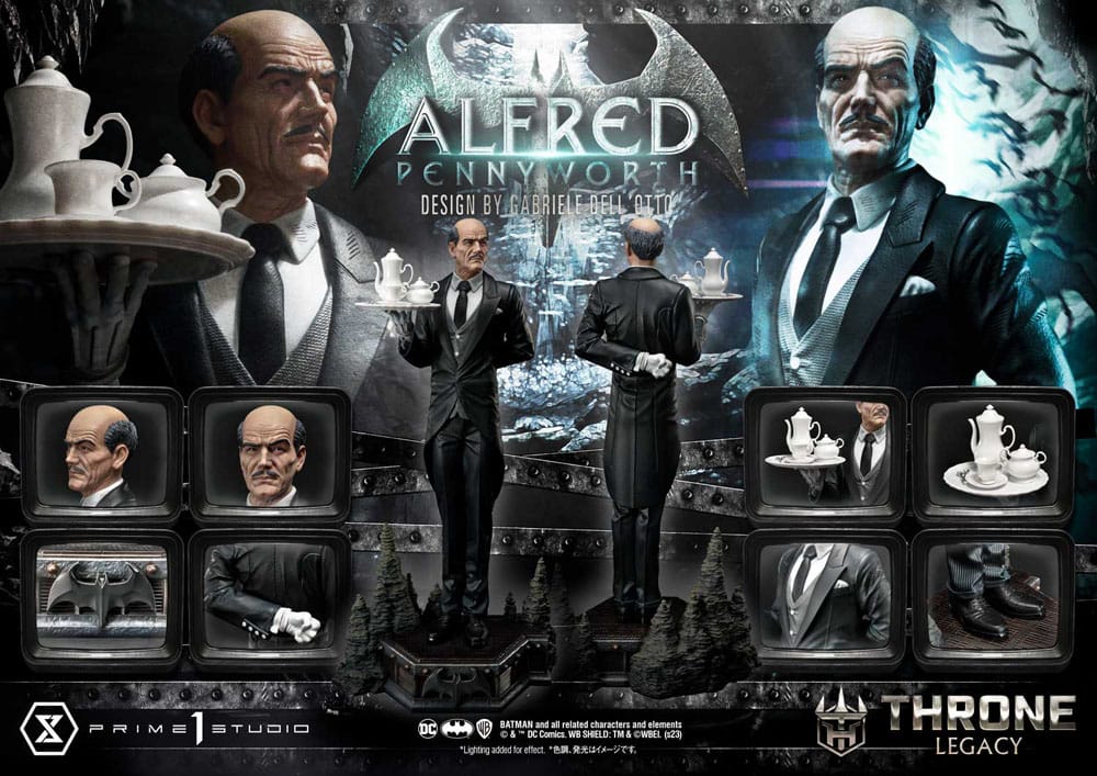 DC Comics statuette Throne Legacy Series Alfred Pennyworth (Batman Comics) Bonus Version 57 cm