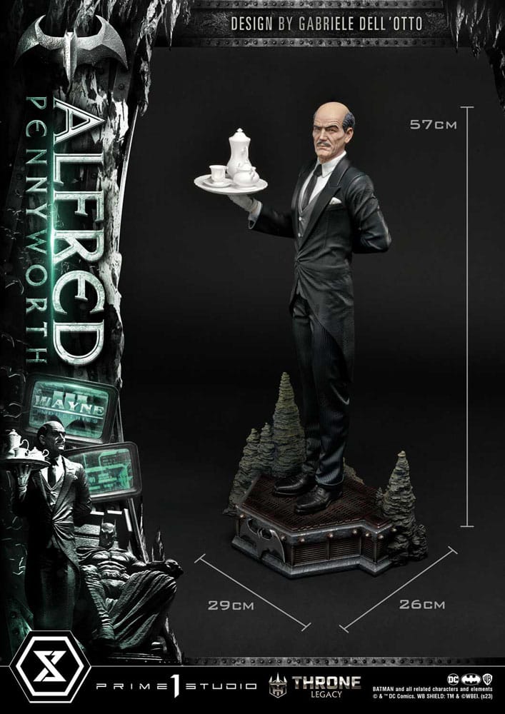 DC Comics statuette Throne Legacy Series Alfred Pennyworth (Batman Comics) Bonus Version 57 cm