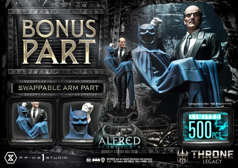 DC Comics statuette Throne Legacy Series Alfred Pennyworth (Batman Comics) Bonus Version 57 cm