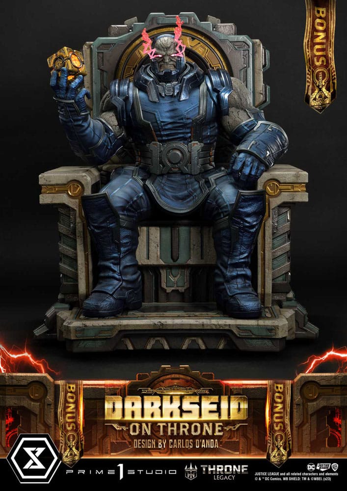 Throne Legacy Series statuette 1/4 Justice League (Comics) Darkseid on Throne Design by Carlos D'Anda Deluxe Bonus Version 65 cm