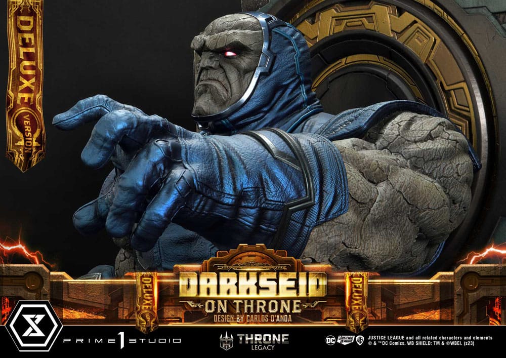 Throne Legacy Series statuette 1/4 Justice League (Comics) Darkseid on Throne Design by Carlos D'Anda Deluxe Bonus Version 65 cm