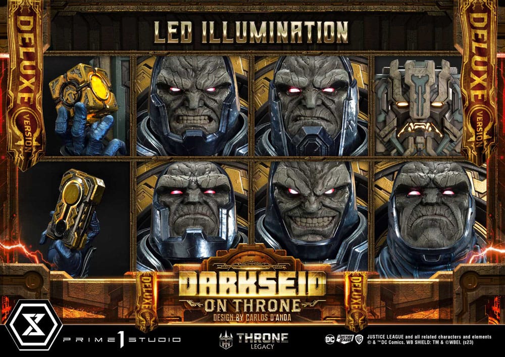 Throne Legacy Series statuette 1/4 Justice League (Comics) Darkseid on Throne Design by Carlos D'Anda Deluxe Bonus Version 65 cm