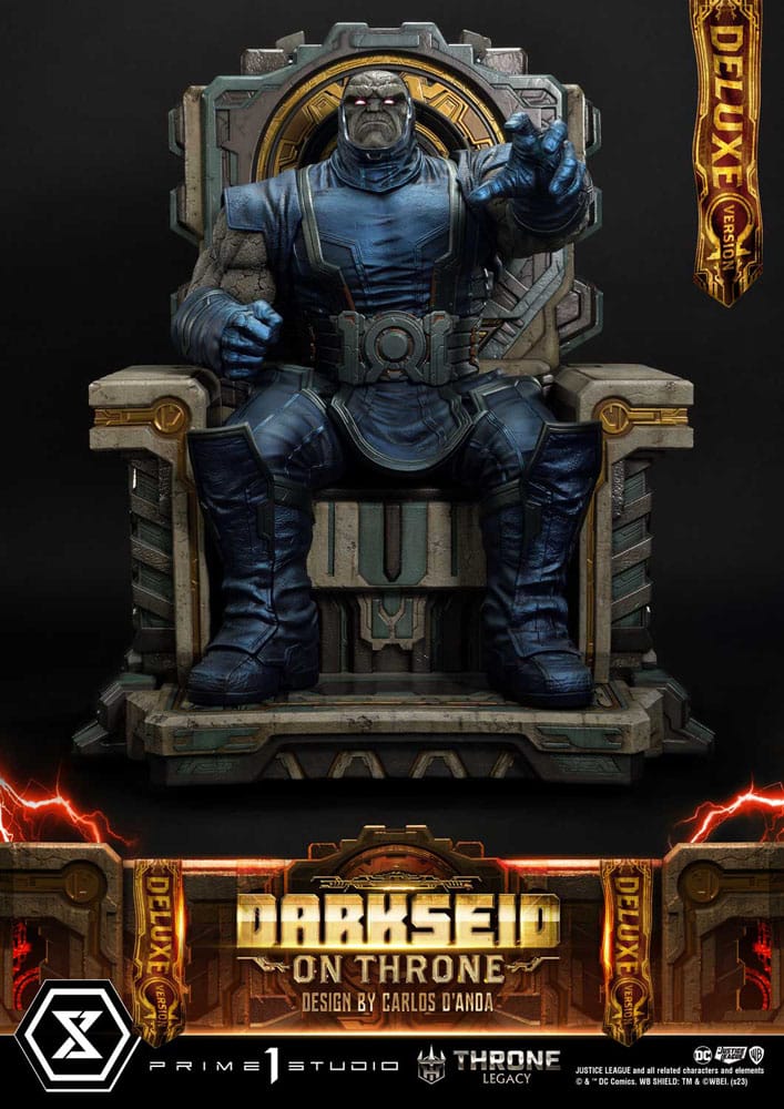 Throne Legacy Series statuette 1/4 Justice League (Comics) Darkseid on Throne Design by Carlos D'Anda Deluxe Bonus Version 65 cm
