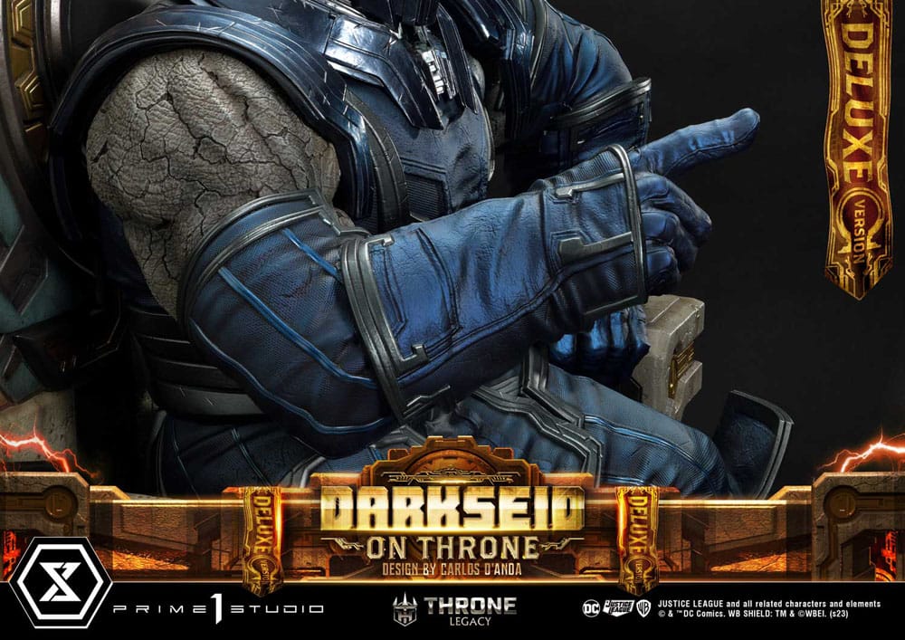 Throne Legacy Series statuette 1/4 Justice League (Comics) Darkseid on Throne Design by Carlos D'Anda Deluxe Bonus Version 65 cm