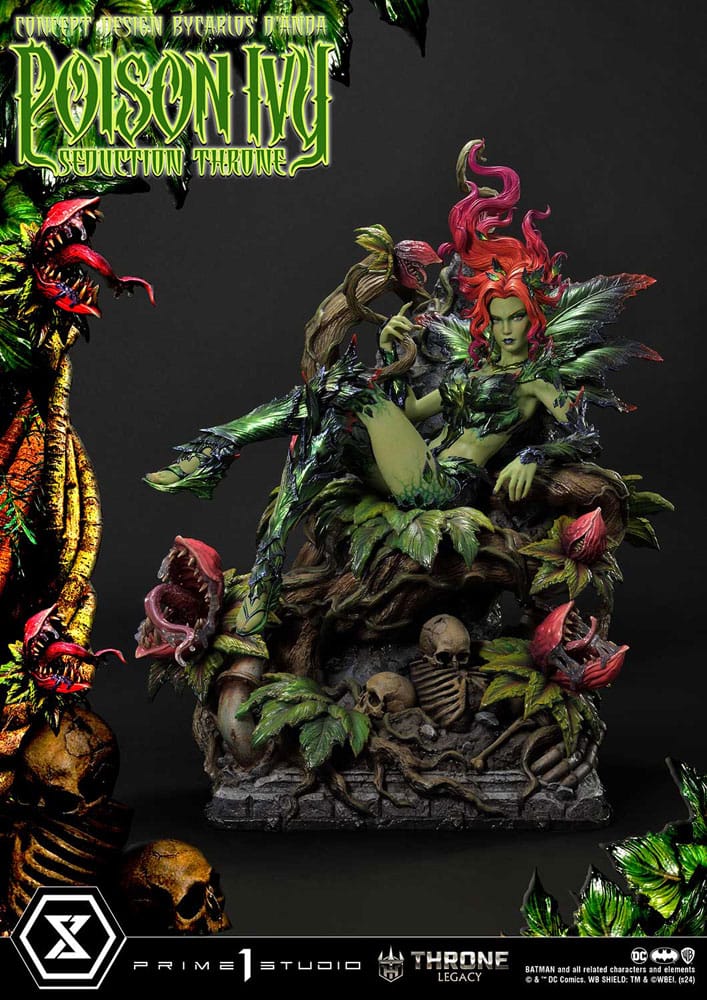 DC Comics statuette 1/4 Throne Legacy Collection Batman Poison Ivy Seduction Throne 55 cm