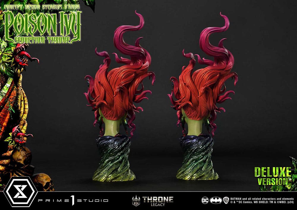 DC Comics statuette 1/4 Throne Legacy Collection Batman Poison Ivy Seduction Throne Deluxe Version 55 cm