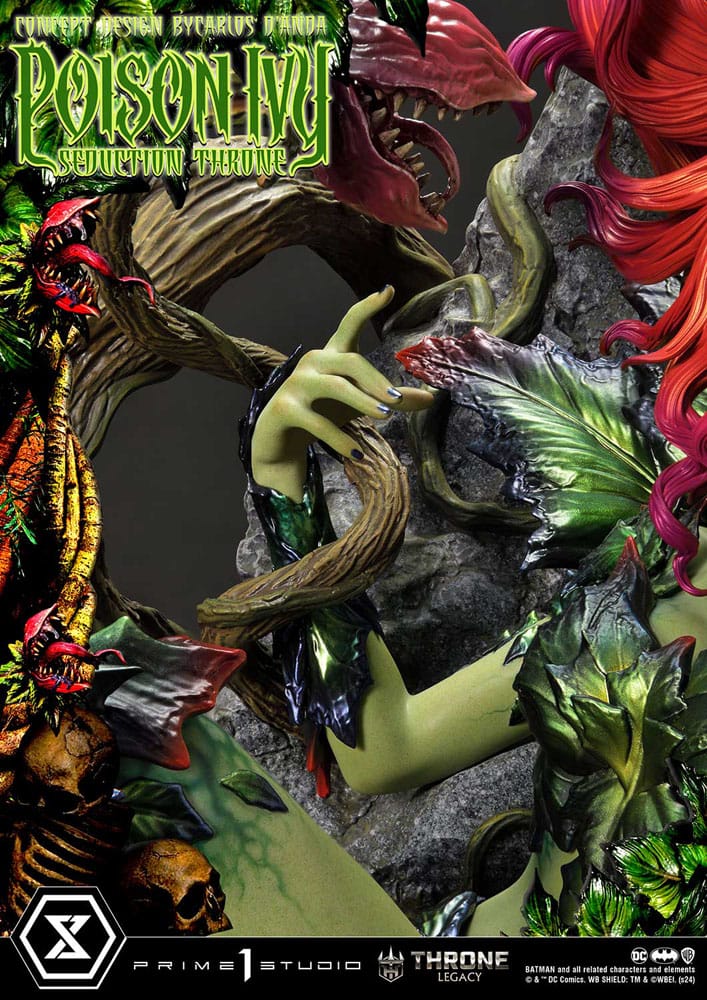 DC Comics statuette 1/4 Throne Legacy Collection Batman Poison Ivy Seduction Throne Deluxe Version 55 cm