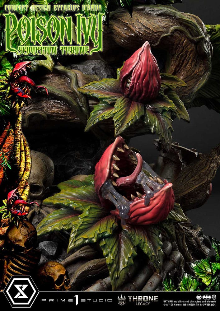 DC Comics statuette 1/4 Throne Legacy Collection Batman Poison Ivy Seduction Throne Deluxe Version 55 cm