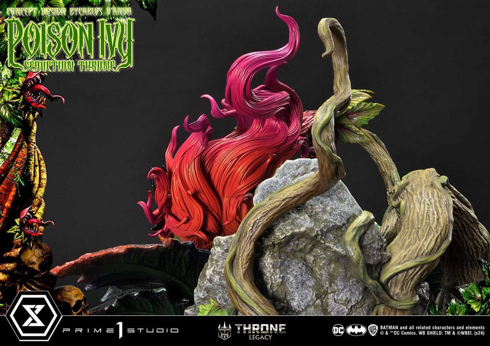 DC Comics statuette 1/4 Throne Legacy Collection Batman Poison Ivy Seduction Throne Deluxe Version 55 cm