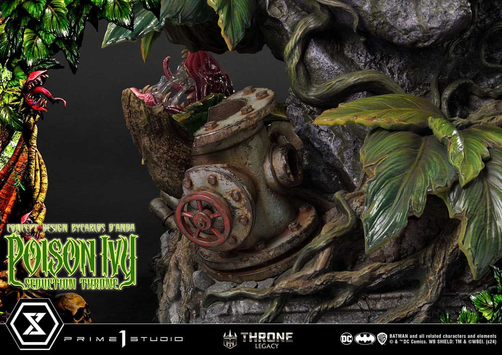DC Comics statuette 1/4 Throne Legacy Collection Batman Poison Ivy Seduction Throne Deluxe Version 55 cm