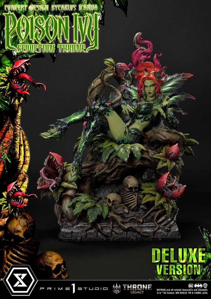 DC Comics statuette 1/4 Throne Legacy Collection Batman Poison Ivy Seduction Throne Deluxe Version 55 cm