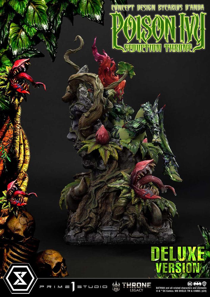 DC Comics statuette 1/4 Throne Legacy Collection Batman Poison Ivy Seduction Throne Deluxe Version 55 cm