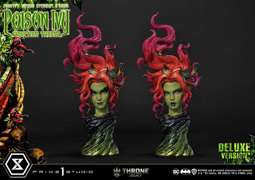 DC Comics statuette 1/4 Throne Legacy Collection Batman Poison Ivy Seduction Throne Deluxe Version 55 cm