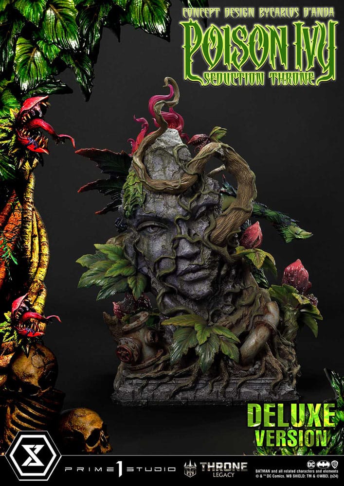 DC Comics statuette 1/4 Throne Legacy Collection Batman Poison Ivy Seduction Throne Deluxe Bonus Version 55 cm