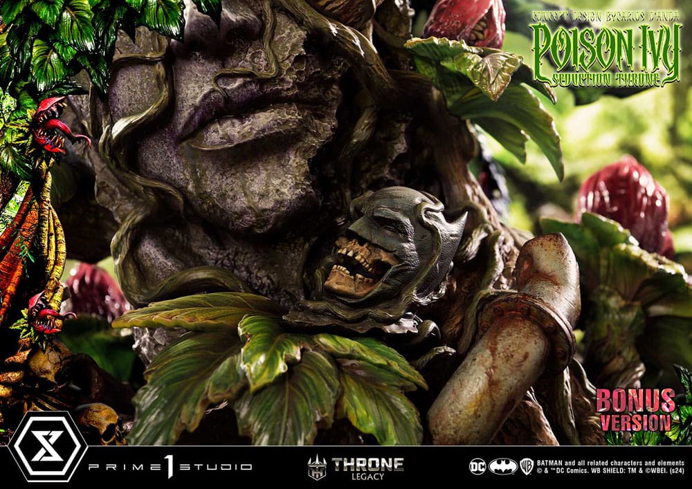DC Comics statuette 1/4 Throne Legacy Collection Batman Poison Ivy Seduction Throne Deluxe Bonus Version 55 cm