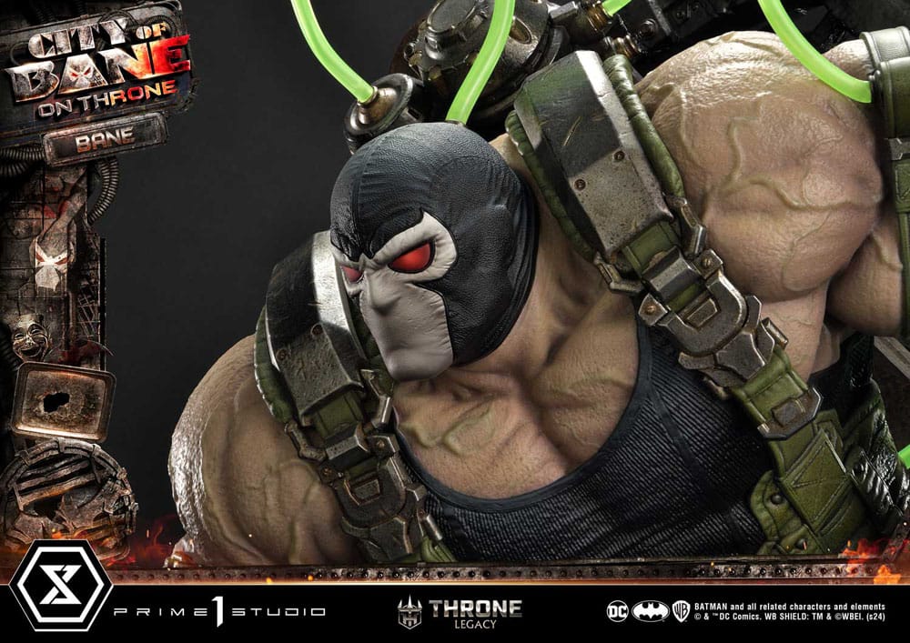 DC Comics statuette 1/4 Throne Legacy Collection Batman Bane on Throne Deluxe Bonus Version 61 cm