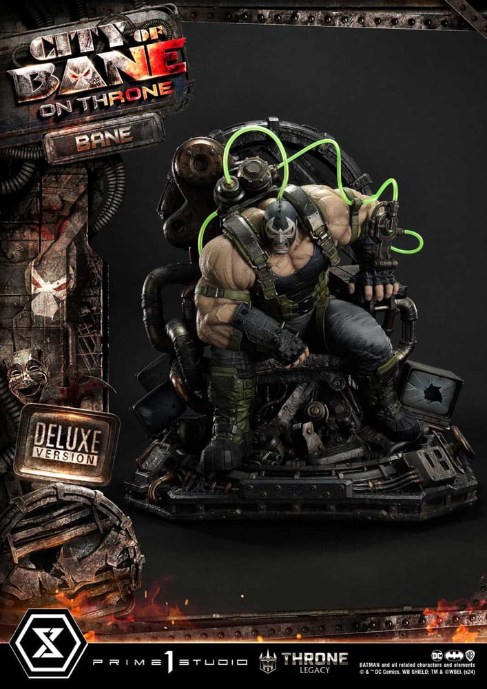 DC Comics statuette 1/4 Throne Legacy Collection Batman Bane on Throne Deluxe Bonus Version 61 cm
