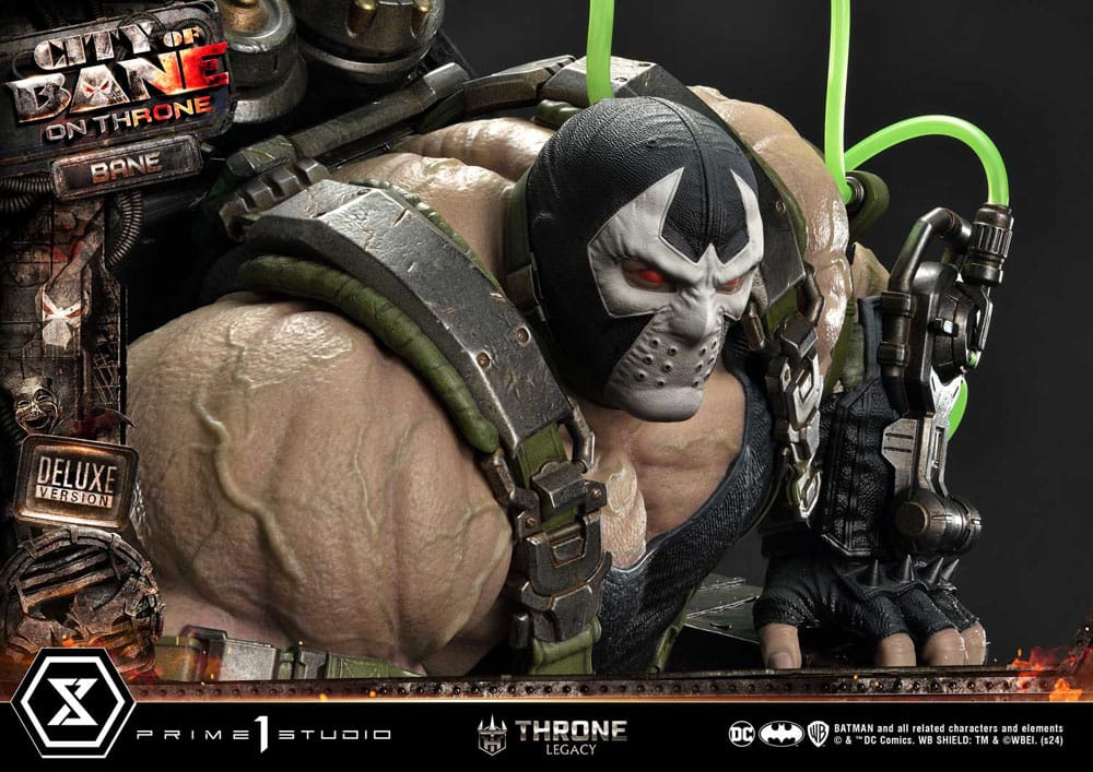 DC Comics statuette 1/4 Throne Legacy Collection Batman Bane on Throne Deluxe Bonus Version 61 cm