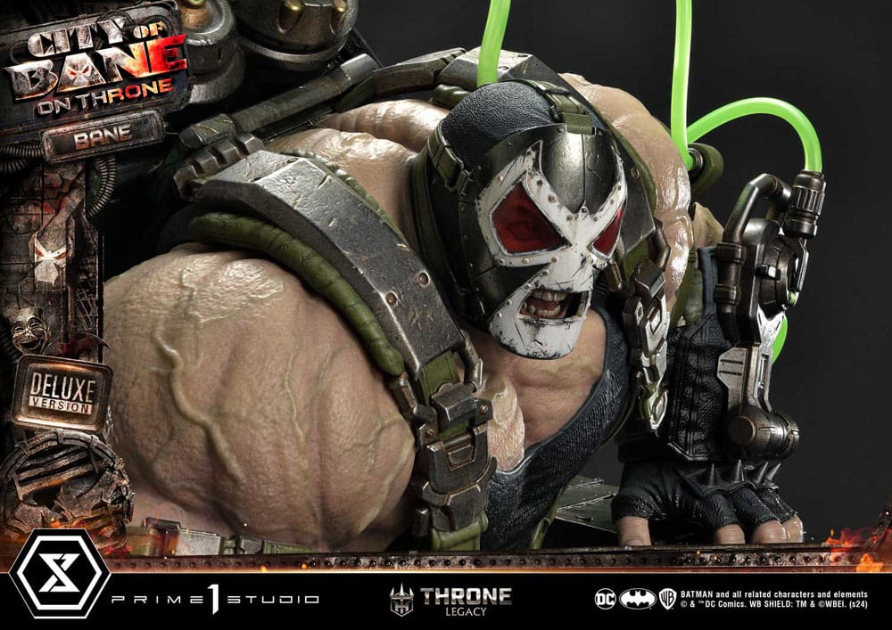 DC Comics statuette 1/4 Throne Legacy Collection Batman Bane on Throne Deluxe Bonus Version 61 cm