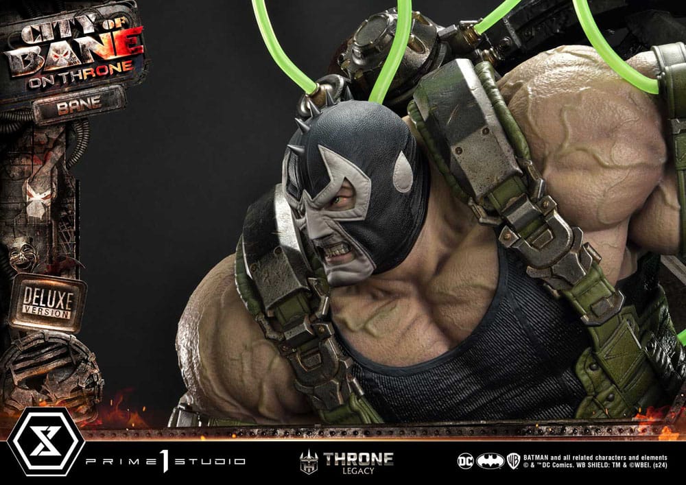 DC Comics statuette 1/4 Throne Legacy Collection Batman Bane on Throne Deluxe Bonus Version 61 cm