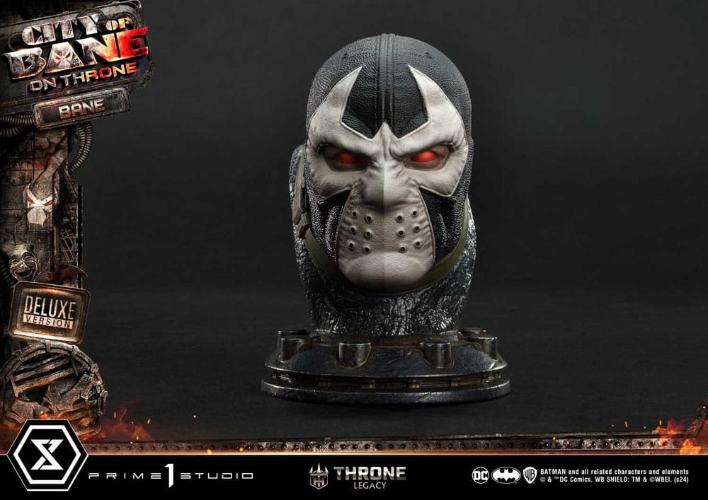 DC Comics statuette 1/4 Throne Legacy Collection Batman Bane on Throne Deluxe Bonus Version 61 cm