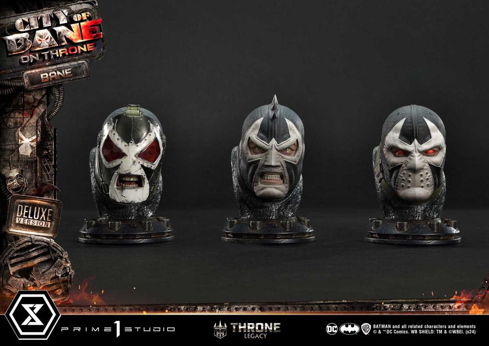 DC Comics statuette 1/4 Throne Legacy Collection Batman Bane on Throne Deluxe Bonus Version 61 cm