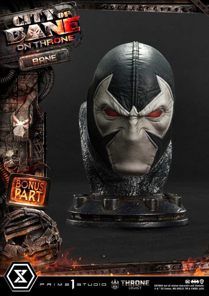 DC Comics statuette 1/4 Throne Legacy Collection Batman Bane on Throne Deluxe Bonus Version 61 cm